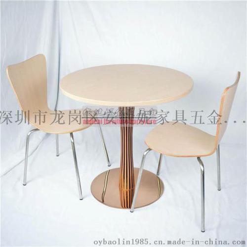 工厂直销高品质方形桌脚餐桌奶茶店甜品店分体式双人位餐桌餐椅 产品